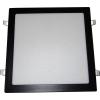 Podhledové LED svítidlo 24 W, 290 × 290 mm, 3000 K, vestavné, černé Podhledové LED svítidlo 24 W, 290 × 290 mm, 3000 K, vestavné, černé