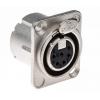 Neutrik Konektor XLR, počet kontaktů: 6, orientace těla: Rovný Vnitřní, pokovení: Stříbro přes nikl, Panel, 50 V,
