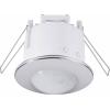 Renkforce 1289331 na strop, vestavné detektor pohybu PIR 360 ° relé chrom IP20