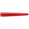 Kryt kabelu 10 mm (vnitřní prům.) délka 80 mm x šířka 15mm barva Červená Knipex Plastové