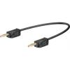 Staubli Zkušební vodič, Černá 10A, délka kabelů: 75 mm, 60V dc, Polyvinylchlorid