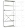 Manuflex RP1320.7035 základní modul regálu oddělení , (š x v x h) 1030 x 2500 x 600 mm, ocelová podlaha