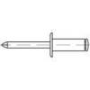 trhací nýt TOOLCRAFT 160333, (Ø x d) 5 mm x 12 mm, hliník, 500 ks