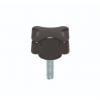 Upínací knoflík Duroplast barva Černá Hvězda M12 x 40 RS PRO Se závitem