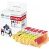 G&G Ink kompatibilní černá, černá, azurová, purppurová, žlutá NP5-C-0520BK GP-C520PGBK/521BKCMY-5P G&G Ink kompatibilní černá, černá, azurová, purppurová, žlutá NP5-C-0520BK GP-C520PGBK/521BKCMY-5P