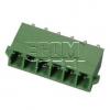 Vidlice 15EDGVN-3.5-06P, 6 pólů, 250 V / 7 A, 3,5 mm, zelená