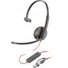HP Poly Blackwire C3220 Headset uzavřená (Over Ear) kabelová stereo če...