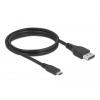 Delock DisplayPort / USB kabel USB-C ® zástrčka, Konektor DisplayPort 1.5 m černá 86040 pozlacené kontakty, 4K UHD, třížilový stíněný Kabel USB-C Delock DisplayPort / USB kabel USB-C ® zástrčka, Konektor DisplayPort 1.5 m černá 86040 pozlacené kontakty, 4K UHD, třížilový stíněný Kabel USB-C