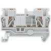 TRU COMPONENTS TC-JPT6 Grey průchodková svorka 8.2 mm rychlé připojení Pólů: 2 0.5 mm² 6 mm² šedá 1 ks