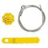 Brady, Zařízení pro blokování kabelů Žlutá, Nylon plněný sklem Blokovací sada 8.13 mm Brady, Zařízení pro blokování kabelů Žlutá, Nylon plněný sklem Blokovací sada 8.13 mm