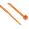 Stahovací páska Nerozpojitelné 100 mm 2.5mm Oranžová Nylon 66 RS PRO Stahovací páska Nerozpojitelné 100 mm 2.5mm Oranžová Nylon 66 RS PRO