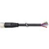 Kabel ovladače snímače, A: Vnitřní, A: Rovný 8, B: Volný konec kabelu, 30V, IP67, řada: 7000 Murrelektronik Limited 10 m