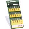 Bosch Accessories Promoline 2607019453 sada bitů, 15dílná, plochý, křížový PH, křížový PZ, vnitřní šestihran (TX), inbus, 1/4 (6,3 mm)