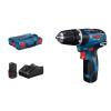 Vrtačka/šroubovák Bezdrátové, typ sklíčidla: Auto-Lock, řada: GSB, 3 Ah Bosch 10 mm 1750rpm Vrtačka/šroubovák Bezdrátové, typ sklíčidla: Auto-Lock, řada: GSB, 3 Ah Bosch 10 mm 1750rpm
