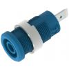 Electro PJP Zásuvka na banánky, 4 mm, 1000V, 600 V, 36A, Modrá, Vnitřní zásuvný modul, materiál kontaktu: Poniklováno,
