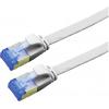 Value 21.99.2113 RJ45 síťové kabely, propojovací kabely CAT 6A F/UTP 3.00 m šedá stíněný, plochý, pozlacené kontakty 1 ks Value 21.99.2113 RJ45 síťové kabely, propojovací kabely CAT 6A F/UTP 3.00 m šedá stíněný, plochý, pozlacené kontakty 1 ks