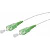 Metz Connect 151P7EAEA30E optické vlákno optické vlákno kabel 3.00 m bílá [1x SC APC zástrčka - 1x SC APC zástrčka ] 9/125 µ Singlemode OS2