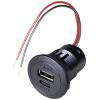 ProCar Dvojitá zásuvka Power USB-C/a PD/QC bez LED Proudová zatížitelnost (max.)=2.2 A 12 až 24 V/DC