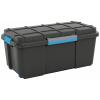 KIS 241507 Úložný box, Scubba, stohovatelné, (š x v x h) 780 x 350 x 395 mm, šedomodrá, černá, 1 ks