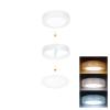Solight LED mini panel koupelnový 2v1, 3CCT, podhledový/přisazený, 12W, 1020lm, IP54, bílá, kulatý - WD240-W Solight LED mini panel koupelnový 2v1, 3CCT, podhledový/přisazený, 12W, 1020lm, IP54, bílá, kulatý - WD240-W