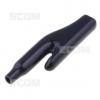 Izolátor krokosvorky 4 mm, PVC, černý KSVIZ-302-0100