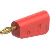 Staubli Zkušební zástrčka, 4 mm, 30V ac, 32A, Červená, Vnější Šroubová, materiál kontaktu: Slitina měď-zinek, pokovení Staubli Zkušební zástrčka, 4 mm, 30V ac, 32A, Červená, Vnější Šroubová, materiál kontaktu: Slitina měď-zinek, pokovení