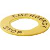 TRU COMPONENTS TC-T14-2240 TC-7494428 výstražný prstenec pro nouzový vypínač (Ø) 40 mm nouzové STOP žlutá 1 ks TRU COMPONENTS TC-T14-2240 TC-7494428 výstražný prstenec pro nouzový vypínač (Ø) 40 mm nouzové STOP žlutá 1 ks