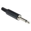 RS PRO Konektor jack, Kabel, Monofonní, Pájecí Vnější, 6.35 mm 2 barva Černá, orientace těla: Rovný, materiál kontaktu: RS PRO Konektor jack, Kabel, Monofonní, Pájecí Vnější, 6.35 mm 2 barva Černá, orientace těla: Rovný, materiál kontaktu: