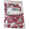 Faston-konektor 4,8mm červený pro kabel 0,5-1,5mm2, balení 100ks Faston-konektor 4,8mm červený pro kabel 0,5-1,5mm2, balení 100ks