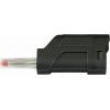 TRU COMPONENTS TC-R8-104 B banánek zástrčka, rovná Ø pin: 4 mm černá 1 ks