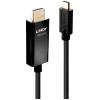 LINDY USB kabel Zástrčka HDMI-A, Zástrčka HDMI-A 10.00 m černá, šedá 3...