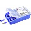 TRU COMPONENTS krimpovací sada 1.5 mm² 2.5 mm² modrá 140 ks plná izolace