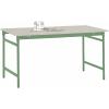 Manuflex BB3061.6011 Servírovací stolek základní stacionárně s Melamin-Tischplatte v rezedově zelená RAL 6011, Šxhxv: 1500 x 800 x 780 mm rezedově zelená (RAL Manuflex BB3061.6011 Servírovací stolek základní stacionárně s Melamin-Tischplatte v rezedově zelená RAL 6011, Šxhxv: 1500 x 800 x 780 mm rezedově zelená (RAL