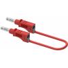 Electro PJP 2210/600V-CD1-50R měřicí kabel banánková zástrčka 4 mm 50 cm červená 1 ks Electro PJP 2210/600V-CD1-50R měřicí kabel banánková zástrčka 4 mm 50 cm červená 1 ks