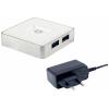 Conceptronic HUBBIES03W USB Hub 4 porty USB-A USB 3.1 Gen1 5 GBit/s bílá HUBBIES03W