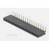 Dutinková lišta DS1024-1X40R2, 1řadá × 40 kontaktů, 2,54 mm, Ni+Au