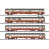 Märklin 42190 Sada 4 osobních vozů Swiss Express H0