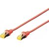Digitus DK-1644-A-100/R RJ45 síťové kabely, propojovací kabely CAT 6A S/FTP 10.00 m červená bez halogenů, kroucené páry , s ochranou, samozhášecí 1 ks Digitus DK-1644-A-100/R RJ45 síťové kabely, propojovací kabely CAT 6A S/FTP 10.00 m červená bez halogenů, kroucené páry , s ochranou, samozhášecí 1 ks