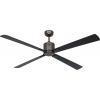CasaFan ECO NEO III 152 BZ-SW/TK WiFi Flügel Schwarz/Teak stropní ventilátor 27 W (Ø x v) 152 cm x 360 mm bronzová s dálkovým ovládáním, s časovačem, vhodný i