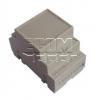 Krabička Z107 ABS V0, DIN montáž, 90 × 65 × 53 mm, šedá