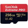 SanDisk SanDisk Extreme Pro - Flash-Speicherkarte (microSDXC-an-SD-Adapter inbegriffen) paměťová karta microSDXC 256 GB Class 10, UHS-I, v30 Video Speed Class