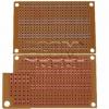 Plošný spoj jednostranný PC-4, 47 × 72 mm, RM 2,54 mm Plošný spoj jednostranný PC-4, 47 × 72 mm, RM 2,54 mm