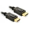 Delock DisplayPort kabel Konektor DisplayPort 2 m černá 82585 4K UHD, kroucený , pozlacené kontakty, třížilový stíněný Kabel DisplayPort Delock DisplayPort kabel Konektor DisplayPort 2 m černá 82585 4K UHD, kroucený , pozlacené kontakty, třížilový stíněný Kabel DisplayPort