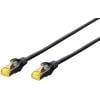 Digitus DK-1644-A-050/BL RJ45 síťové kabely, propojovací kabely CAT 6A S/FTP 5.00 m černá bez halogenů, kroucené páry , s ochranou, samozhášecí 1 ks Digitus DK-1644-A-050/BL RJ45 síťové kabely, propojovací kabely CAT 6A S/FTP 5.00 m černá bez halogenů, kroucené páry , s ochranou, samozhášecí 1 ks