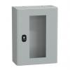 Schneider Electric Nástěnná krabice, řada: PanelSeT S3DM/S3DB IP66 Ocel Šedá 300 mm Průhledné dveře 400 mm 150 mm Schneider Electric Nástěnná krabice, řada: PanelSeT S3DM/S3DB IP66 Ocel Šedá 300 mm Průhledné dveře 400 mm 150 mm