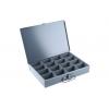Přihrádková krabice 16 přihrádek Šedá, Ocel 50 mm x 339mm x 234 mm Durham Přihrádková krabice 16 přihrádek Šedá, Ocel 50 mm x 339mm x 234 mm Durham