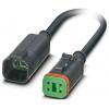 Phoenix Contact SAC-4P-DTMS/ 0,3-PUR/DTFS Kabel pro senzor/aktor, 1415016, piny: 4, 0.3 m, 1 ks Phoenix Contact SAC-4P-DTMS/ 0,3-PUR/DTFS Kabel pro senzor/aktor, 1415016, piny: 4, 0.3 m, 1 ks