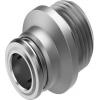 Festo Armatura zátky, řada: NPQR, 8086953, 8mm Zásuvný, Vnější 3/8" Potravinářský stupeň G Festo Armatura zátky, řada: NPQR, 8086953, 8mm Zásuvný, Vnější 3/8" Potravinářský stupeň G