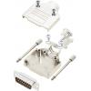 TRU COMPONENTS TCDTNT25MDBPK 7709600 sada D-SUB kolíkové lišty 180 ° P... TRU COMPONENTS TCDTNT25MDBPK 7709600 sada D-SUB kolíkové lišty 180 ° P...