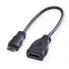 Roline Vysoká rychlost 150.00 mm, A: Vnitřní Mini HDMI, B: Vnější HDMI Roline Vysoká rychlost 150.00 mm, A: Vnitřní Mini HDMI, B: Vnější HDMI